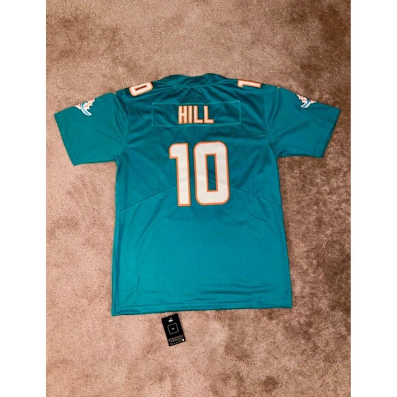 Tyreek Hill #10 Miami Dolphins Jersey Men’s Small Nike Aqua NFL NWT - Picture 2 of 9